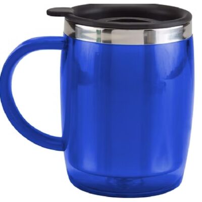 Taza Térmica de Acrílico con Tapa Snap Doble Pared