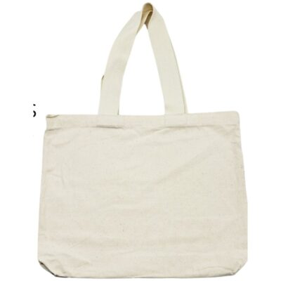 Bolsa de Canvas Natural con Asas de Cordón