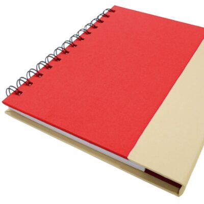 Cuaderno Reciclado con Post-It y Bolígrafo