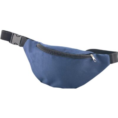 Cangurera de Nylon con Doble Zipper y Gran Área de Impresión