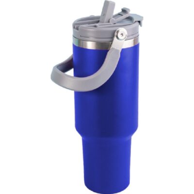 Botella Térmica con Tapa Antiderrame y Carrizo