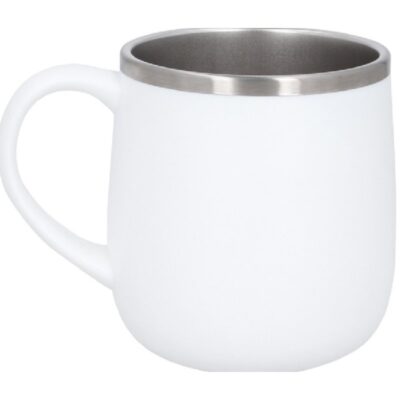 Taza Plástica con Interior de Acero y Tapa